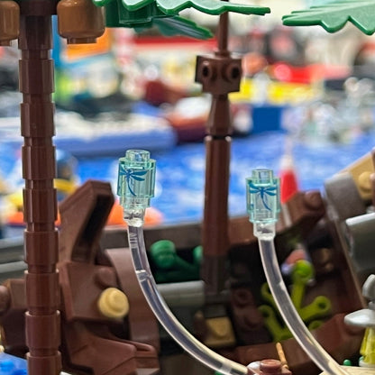 LEGO® 25szt. Transparentny Cylinder 1x1 – Niebieska Ważka 3062pb058