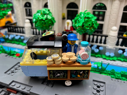 LEGO® 20 szt. Okrągła płytka Tile 1x1 z nadrukiem – Gofr 98138pb118